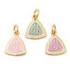 Alloy Enamel Pendants ENAM-M008-03G-1