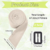 2Pcs Tie a Knot Polyester Waist Belt with Plastic Buckle AJEW-GF0014-53C-2