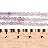 Natural Purple Phantom Quartz Purple Lodolite Quartz Beads Strands G-B175-D07-3mm-6