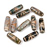 Tibetan Style dZi Beads TDZI-E004-55-1