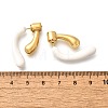 304 Stainless Steel Stud Earrings EJEW-C133-04G-05-3