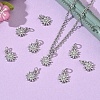 SHEGRACE Brass Micro Pave Cubic Zirconia Pendants XGRQ3D283-459P-5
