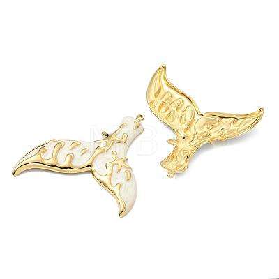 Ocean 304 Stainless Steel Enamel Pendants STAS-T076-08A-02G-1