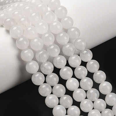 Natural Malaysia Jade Bead Strands X-G-A146-8mm-A29-1