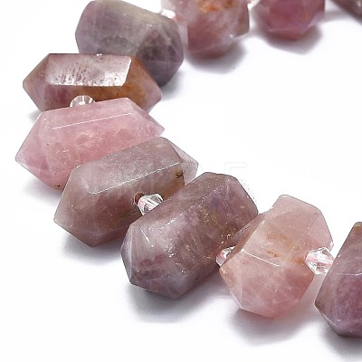 Natural Rose Quartz Beads Strands G-F715-041-1