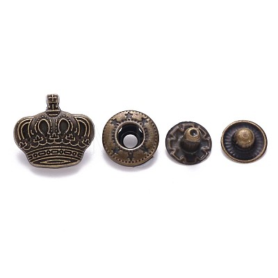 Brass Snap Buttons SNAP-S012-001-RS-1