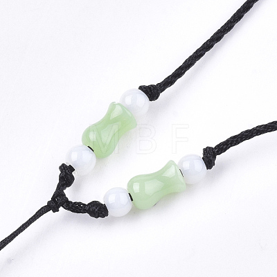 Nylon Cord Necklace Making MAK-T005-14A-01-1
