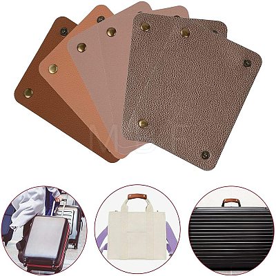 Gorgecraft 4Pcs 4 Style PU Imitation Leather Bag Strap Protective Jacket FIND-GF0001-64A-1