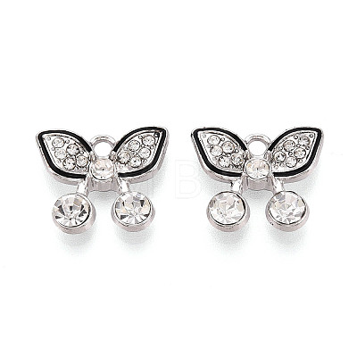 Alloy Rhinestone Pendants FIND-N012-04P-1