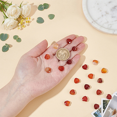 Natural Red Agate Beads Strands G-WH0030-54B-1