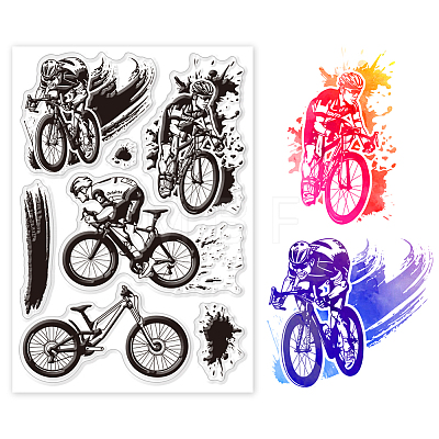 Custom PVC Plastic Clear Stamps DIY-WH0448-0569-1