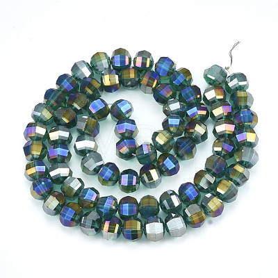 Electroplate Glass Beads Strands EGLA-S174-05G-1