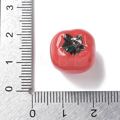 Resin Iron Pendants RESI-D280-11-1