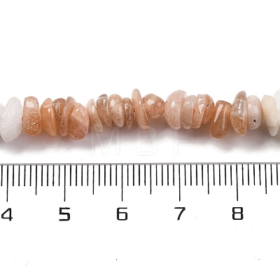 Natural Multi-Moonstone Beads Strands G-L610-A12-02-1