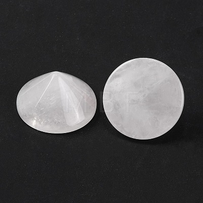 Natural Quartz Crystal Rock Crystal Cabochons G-Q184-01I-1