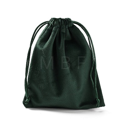 Velvet Jewelry Drawstring Storage Pouches ABAG-P013-02D-05-1