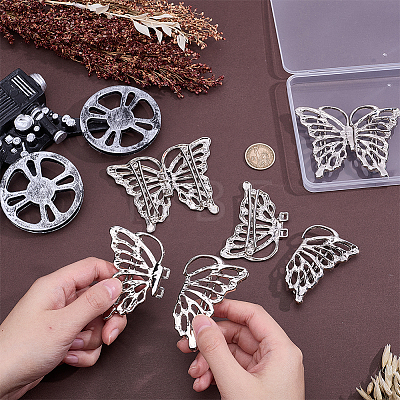 Zinc Alloy Sew on Toggle Buckles FIND-WH0365-150P-1