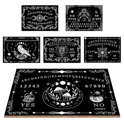 Pendulum Dowsing Divination Board Set DJEW-WH0324-048-1