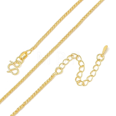 1.5MM Brass Wheat Chain Necklaces for Women KK-CBA4FD4-10G-1