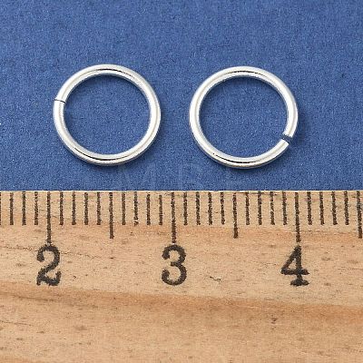 Brass Jump Rings KK-M165-9mm-01S-RS-1