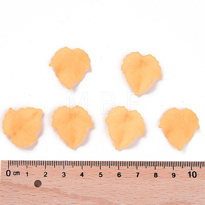 Autumn Theme Transparent Frosted Acrylic Pendants PAF002Y-13-1
