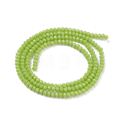 Opaque Solid Color Glass Bead Strands X-GLAA-F076-A13-1