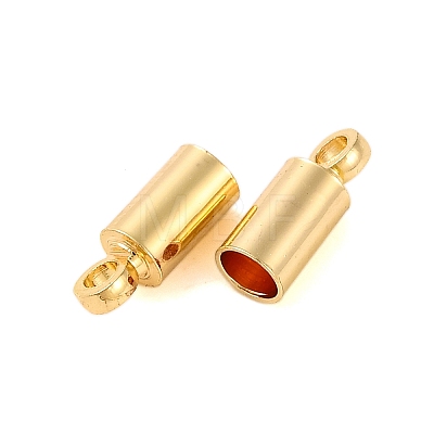 Rack Plating Brass Cord Ends KK-TAC0015-02KCG-1