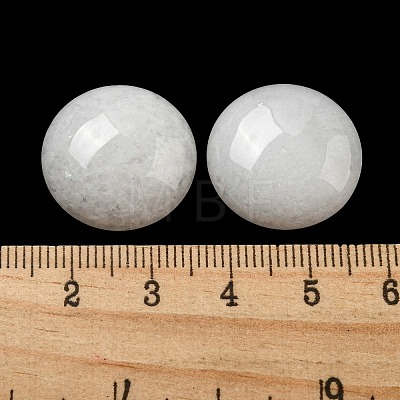 Natural White Jade Cabochons G-C115-02A-38-1