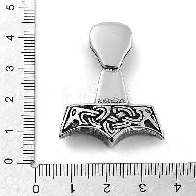 Viking 304 Stainless Steel Pendants STAS-N105-04B-AS-1