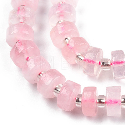 Natural Rose Quartz Beads Strands G-N327-07J-1