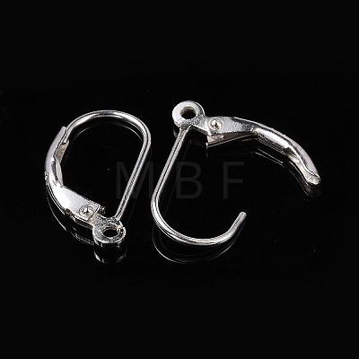 925 Sterling Silver Leverback Earrings Findings STER-M017-01S-1