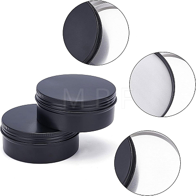Round Aluminium Tin Cans CON-WH0079-17C-1