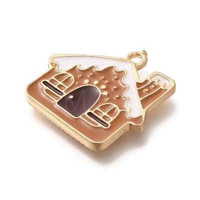 Christmas Theme Alloy Enamel Pendants ENAM-Q509-01KCG-10-1