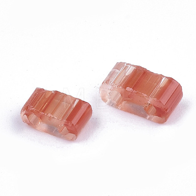 2-Hole Glass Seed Beads SEED-S023-38B-04-1