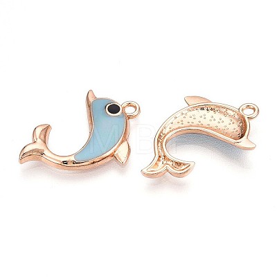 Alloy Enamel Pendants ENAM-T022-05A-1