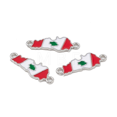 Alloy Enamel Connector Charms FIND-C019-37P-1