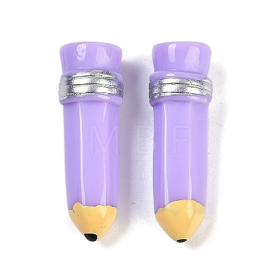 Pencil Resin Cabochons RESI-Q014-06B-1