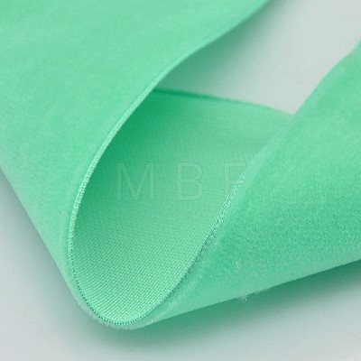 Polyester Velvet Ribbon for Gift Packing and Festival Decoration SRIB-M001-19mm-323-1
