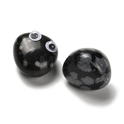 Natural Snowflake Obsidian Display Decorations G-H073-04C-1