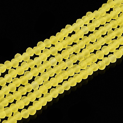 Transparent Glass Beads Strands EGLA-A044-T1mm-MD29-1