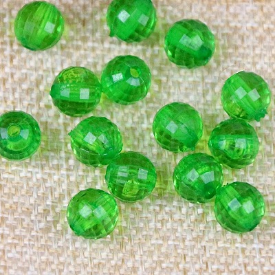 Transparent Acrylic Beads TACR-NH0001-D-15-1