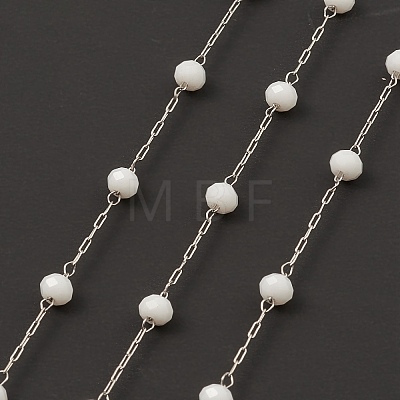 Glass Round Beaded Chains CHS-B003-04B-1