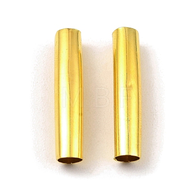 Brass Tube Beads KK-D040-12-1