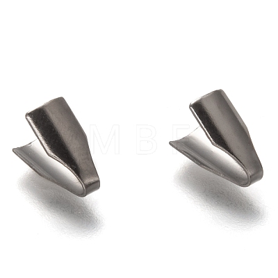 Tarnish Resistant 304 Stainless Steel Folding Crimp Ends STAS-G122-09P-A01-1