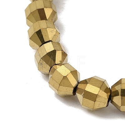 Electroplated Synthetic Non-magnetic Hematite Beads Strands G-I364-L01-03-1