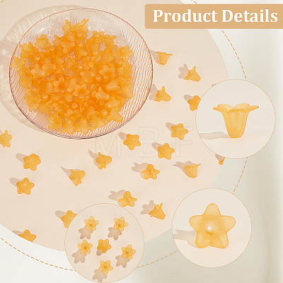 150Pcs Transparent Acrylic Beads OACR-PA0002-05B-1
