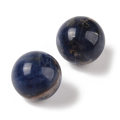 Natural Sodalite No Hole Sphere Beads G-K353-04B-08-1