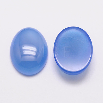 Natural Agate Cabochons X-G-K021-25x18mm-04-1