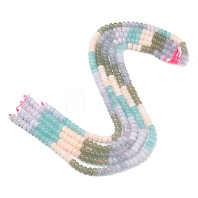 Gradient Color Natural White Jade Beads Strands G-NH0053-A01-01-1