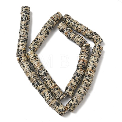 Natural Dalmatian Jasper Beads Strands G-G329-B05-8x1mm-1